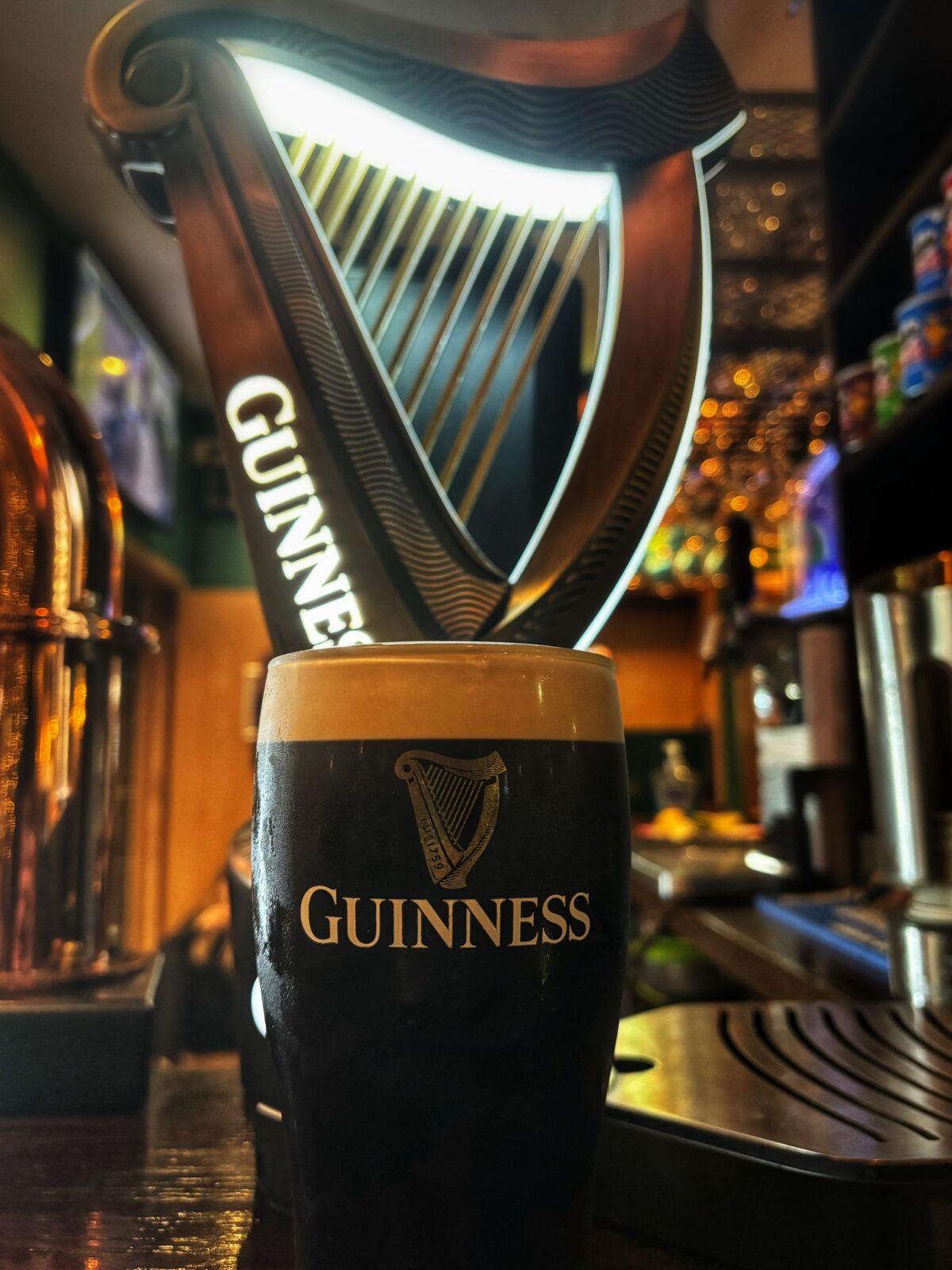 guinness spots in manchester