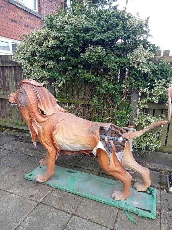 Someone is selling the huge animal lanterns from Manchester's Lightopia festival. Credit: Facebook
