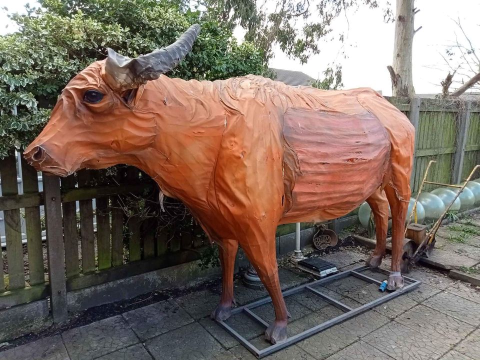 Someone is selling the life-size animal lanterns from Manchester's Lightopia festival
