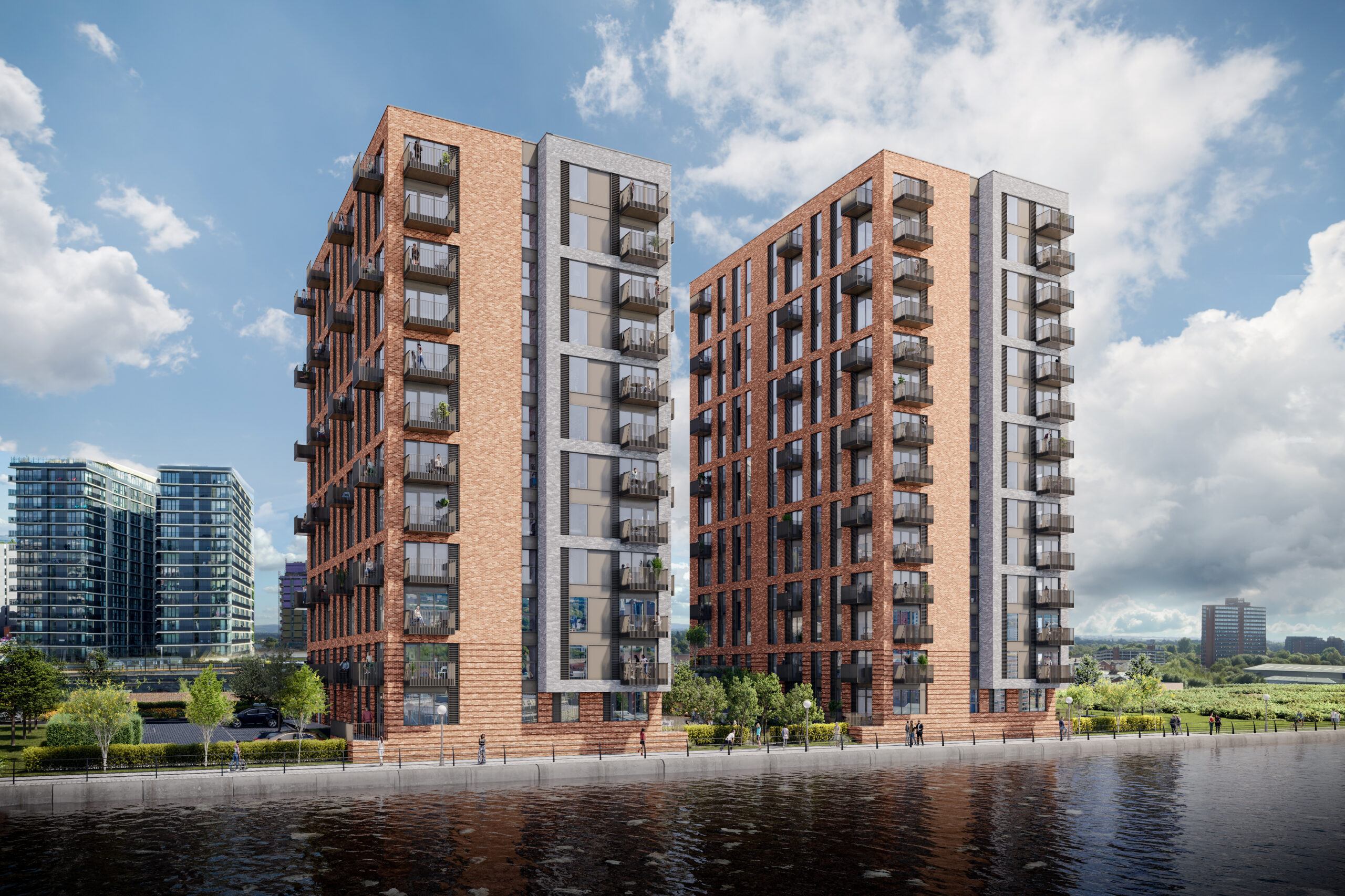 Peel Waters to make more new waterside apartments in Trafford Pomona Strand