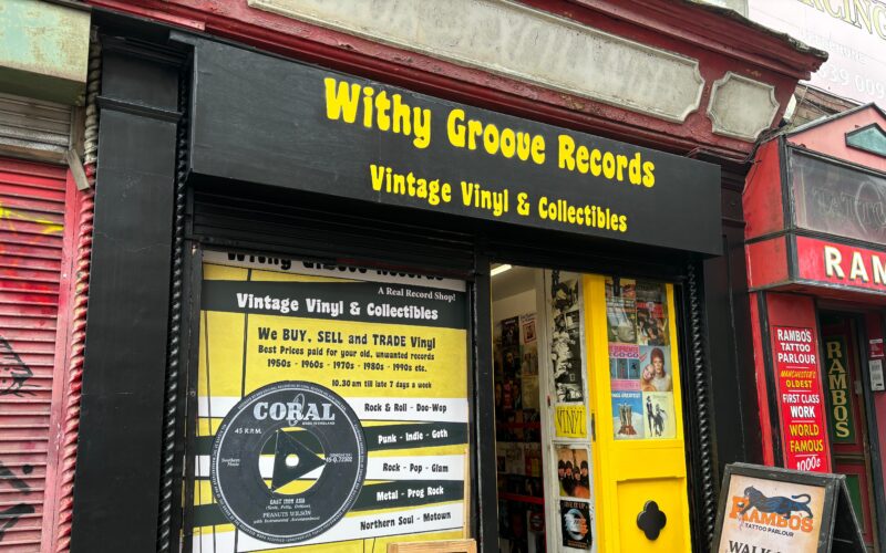 Withy Groove Record Northern Quarter shop