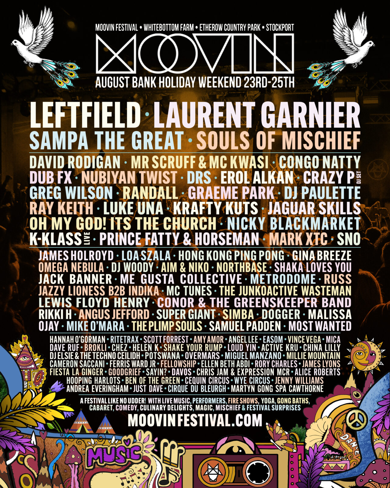 Moovin Festival has announced its 2024 line-up. Credit: Supplied