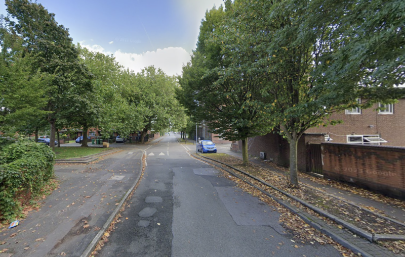 A murder investigation has been launched after a teenager was fatally stabbed in Moss Side. Credit: Google Maps