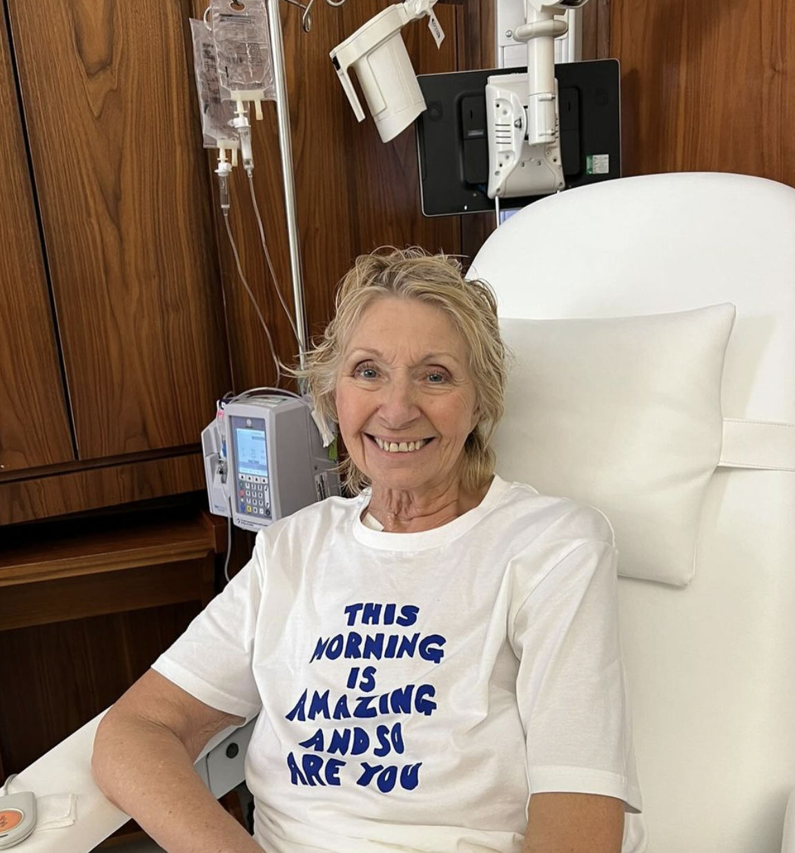 Zoe Ball shared this photo of her mum Julia Peckham when she was diagnosed with cancer. Credit: Instagram @thezoeball