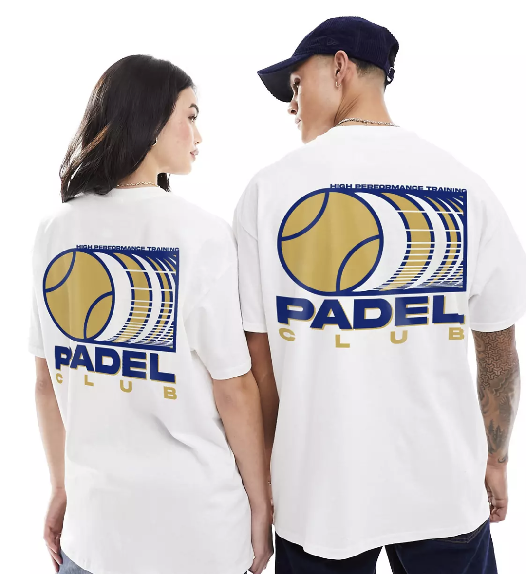 The ASOS t-shirt that Club de Padel has said copies their merch. Credit: ASOS