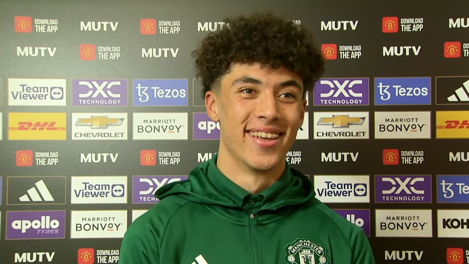 Bruno Fernandes told Ethan Wheatley 'i have nine minutes to help you score' on Man United debut