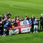 Dave Challinor touching tribute to young fan George Thompson after winning League Two title