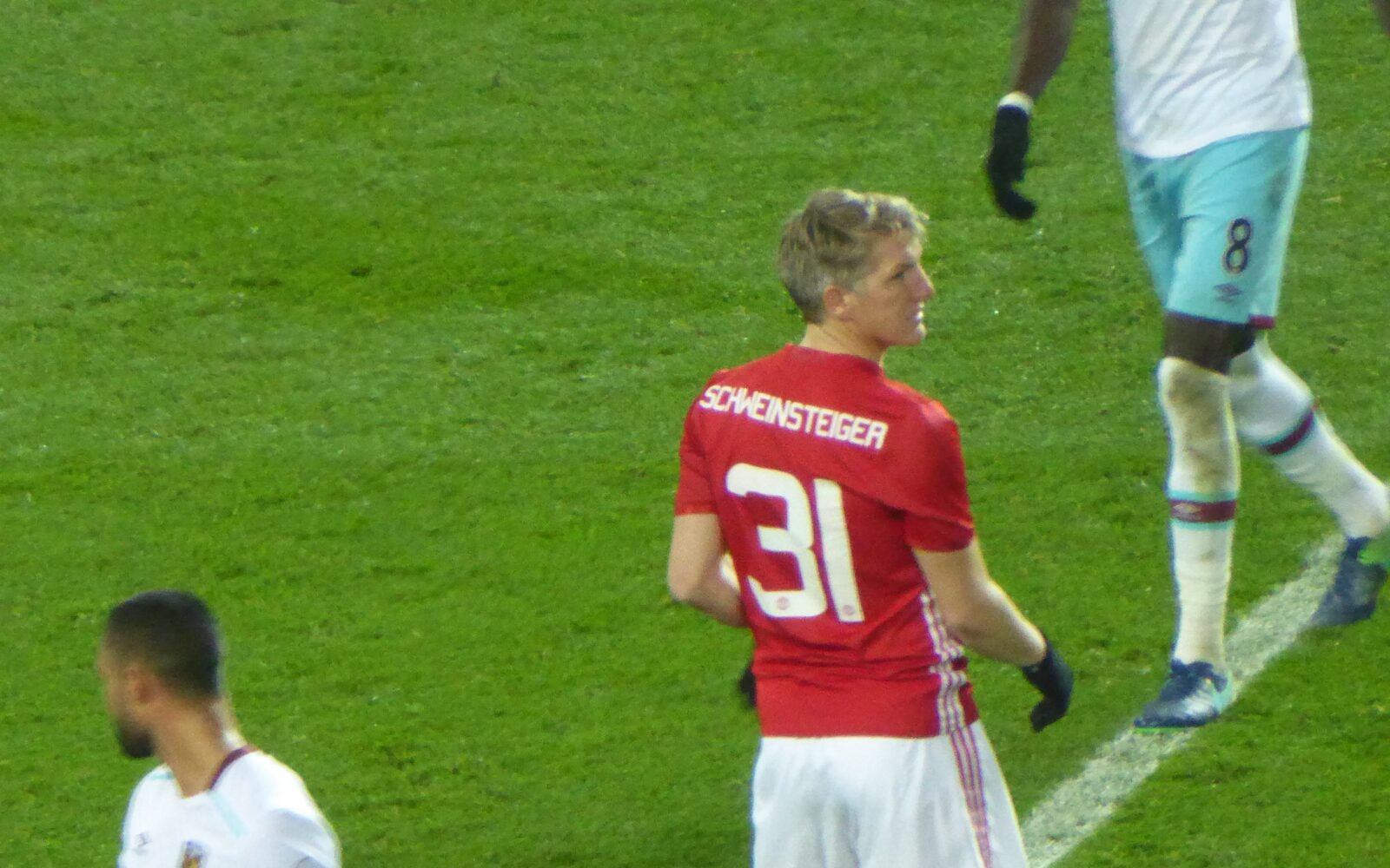 how many times did schweinsteiger play for man united?