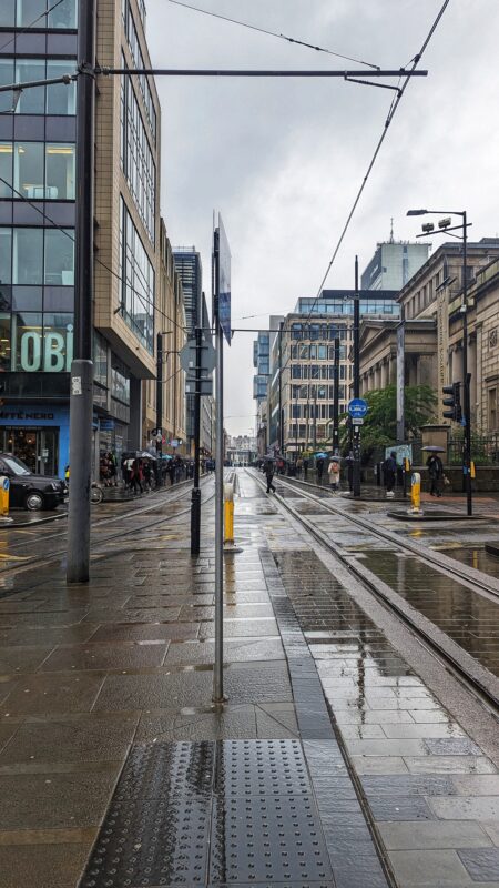 A drone display has been cancelled as Manchester has been placed under an amber weather alert for heavy rain. Credit: The Manc Group