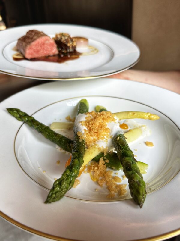 Maya's £25 asparagus has been removed from the menu