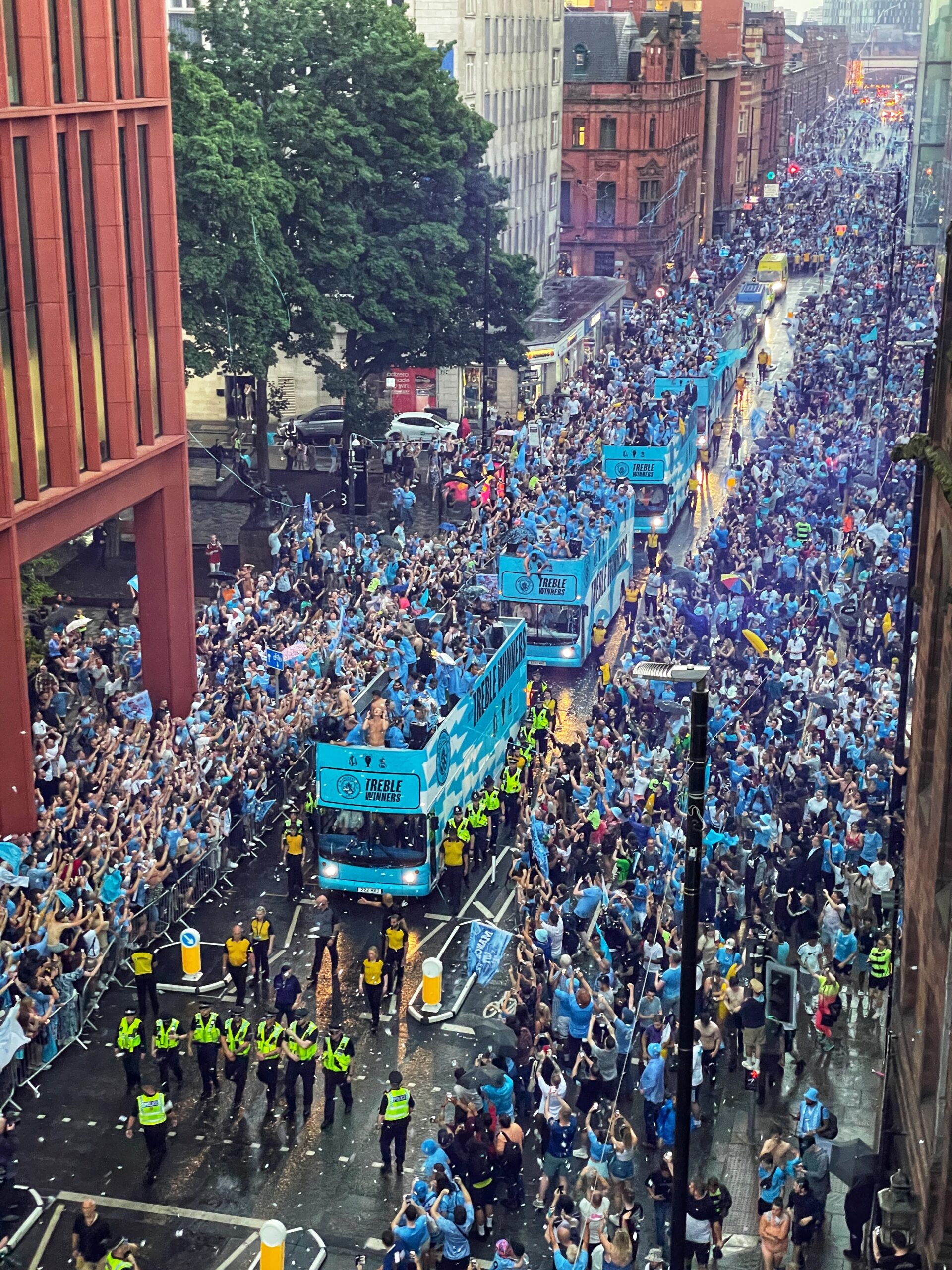 Manchester City have announced details of their 2024 celebratory parade. Credit: The Manc Group