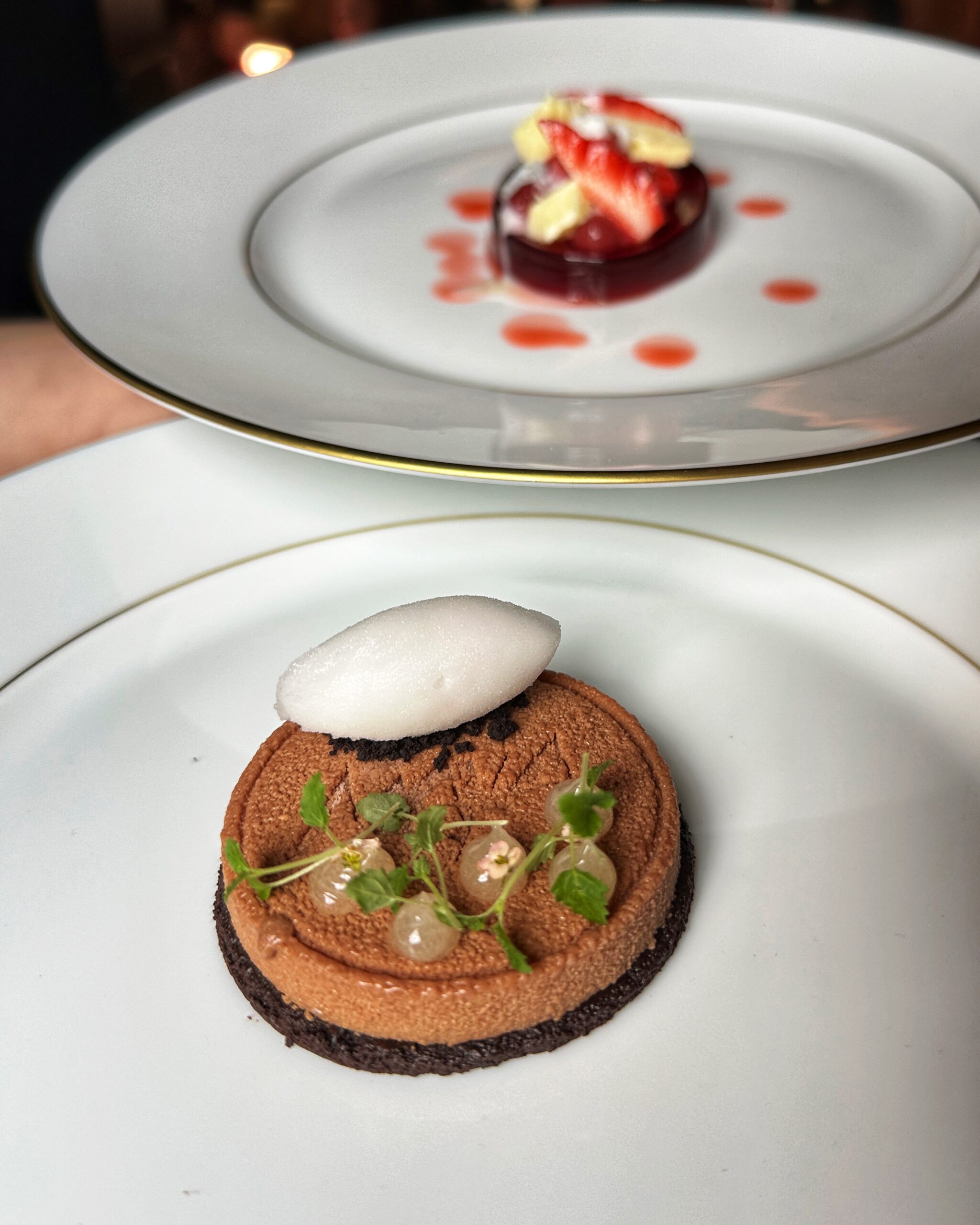 Desserts at Maya, which has been added to the Michelin Guide