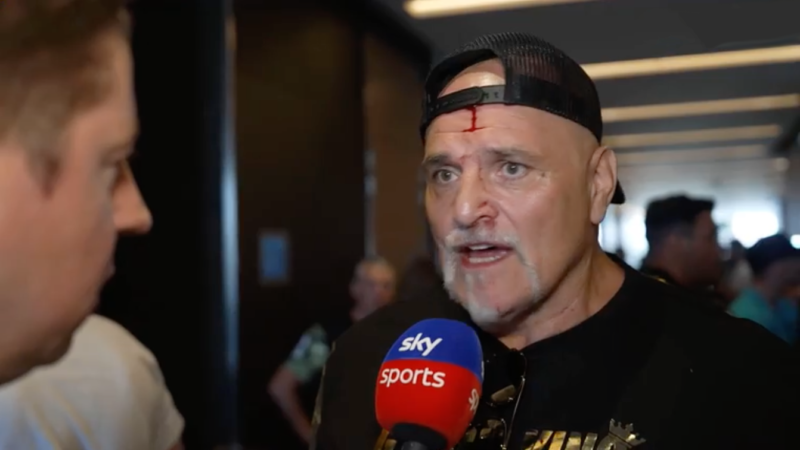 John Fury explains why he headbutted a member of Oleksandr Usyk's team