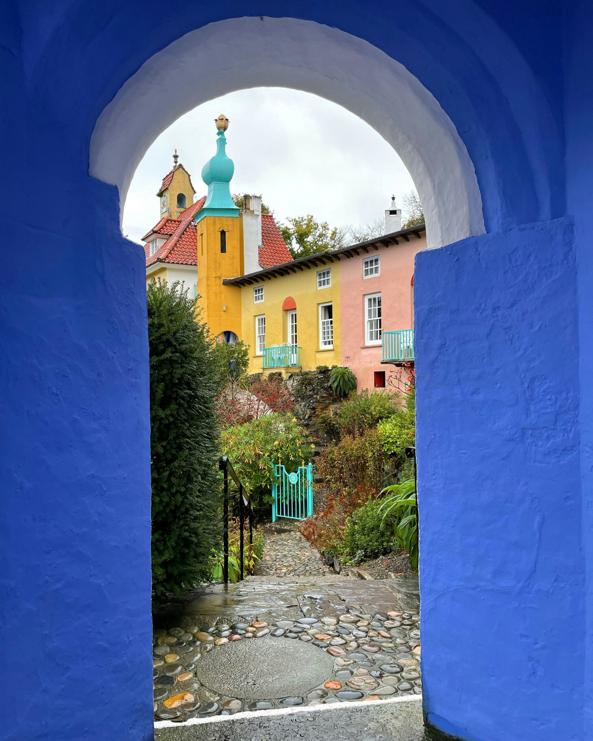 Portmeirion village in North Wales has been named one of the most beautiful places in the UK. Credit: Unsplash Karen Cann