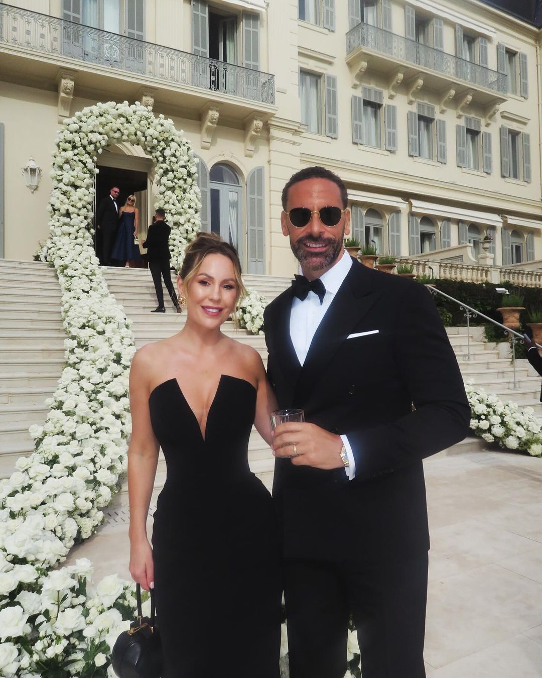 Rio and Kate Ferdinand at the lavish wedding in the south of France. Credit: instagram