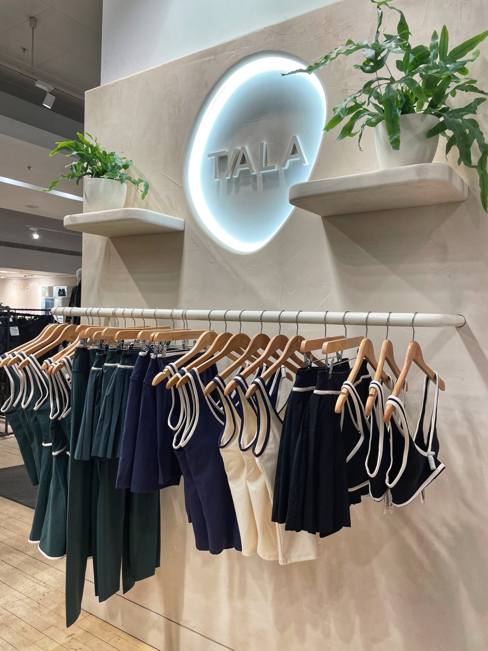 Tala's range of athleisure is now available to browse in Selfridges in Manchester