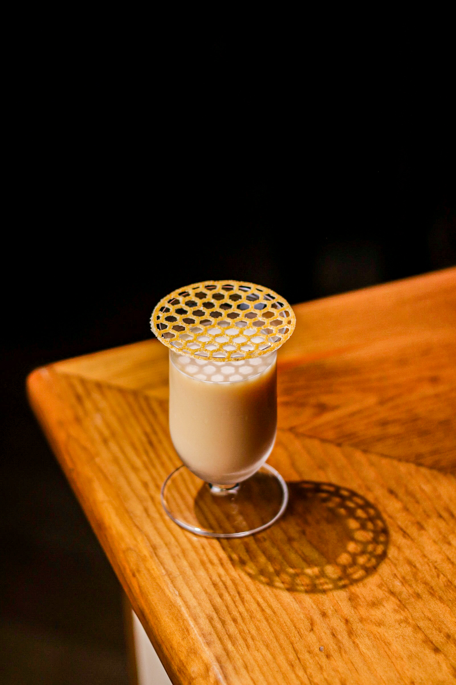 Corn & Silk, a cocktail that's part of the Below Stairs x Stray collab