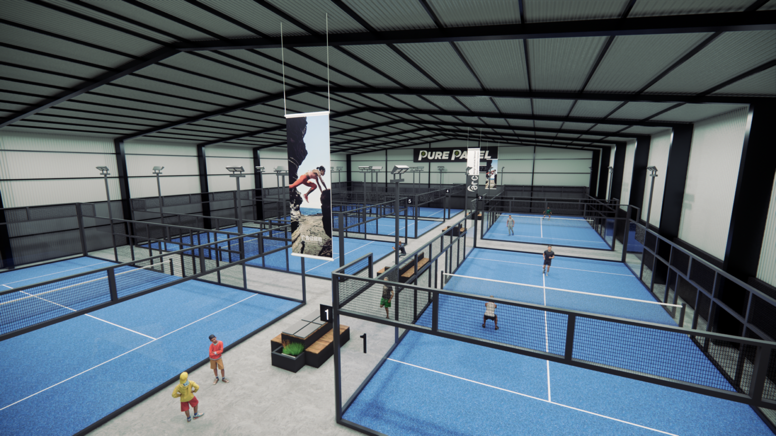 places to play padel in manchester city centre