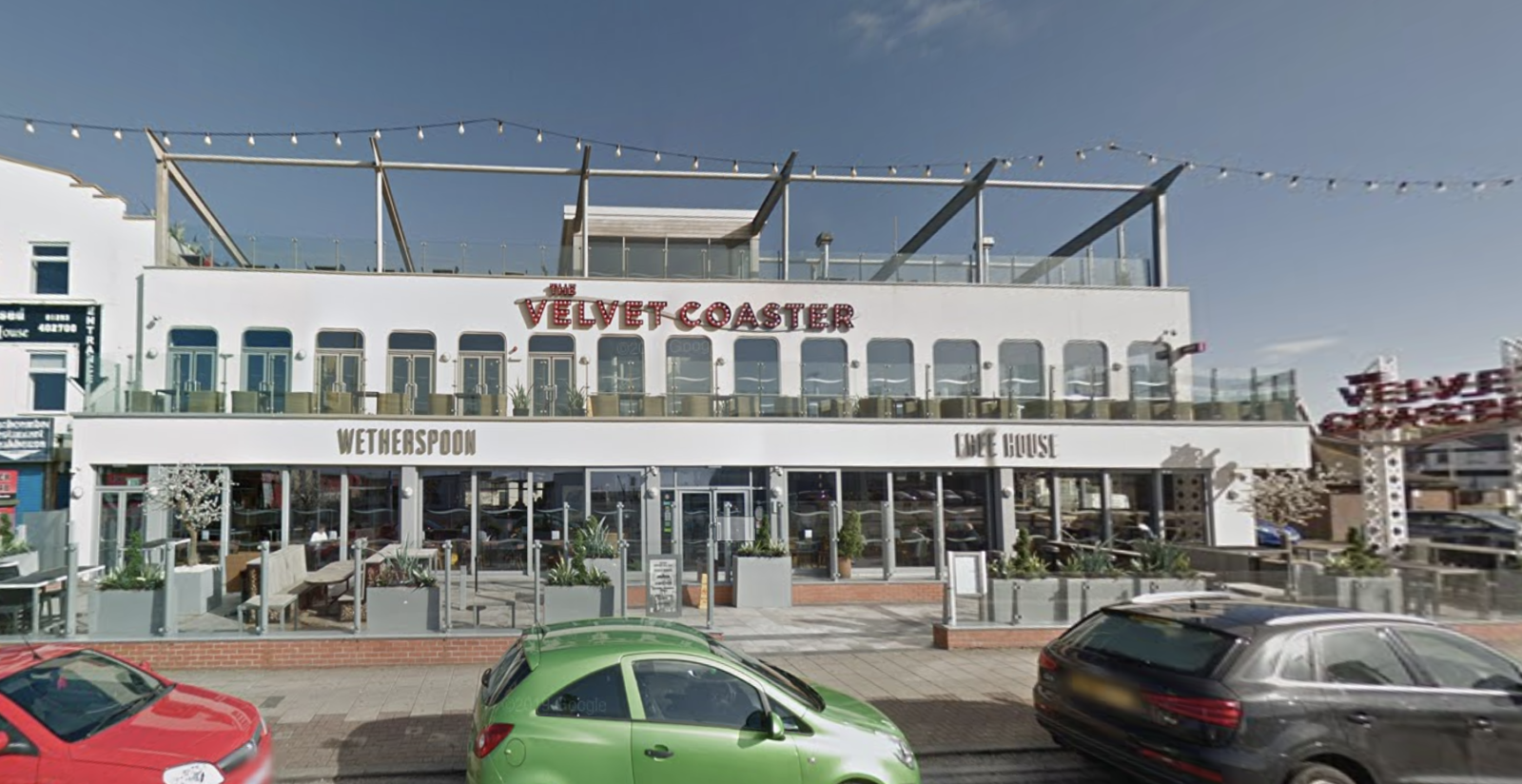The Velvet Coaster in Blackpool is part of the Wetherspoons holiday package. Credit: Google Maps
