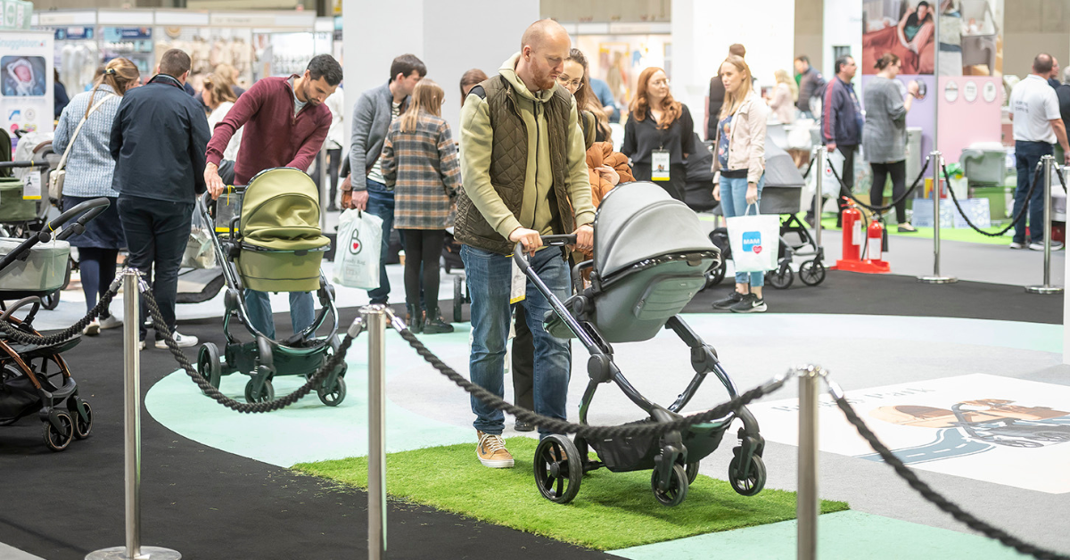 There'll be a buggy testing track at The Baby Show by Lidl GB