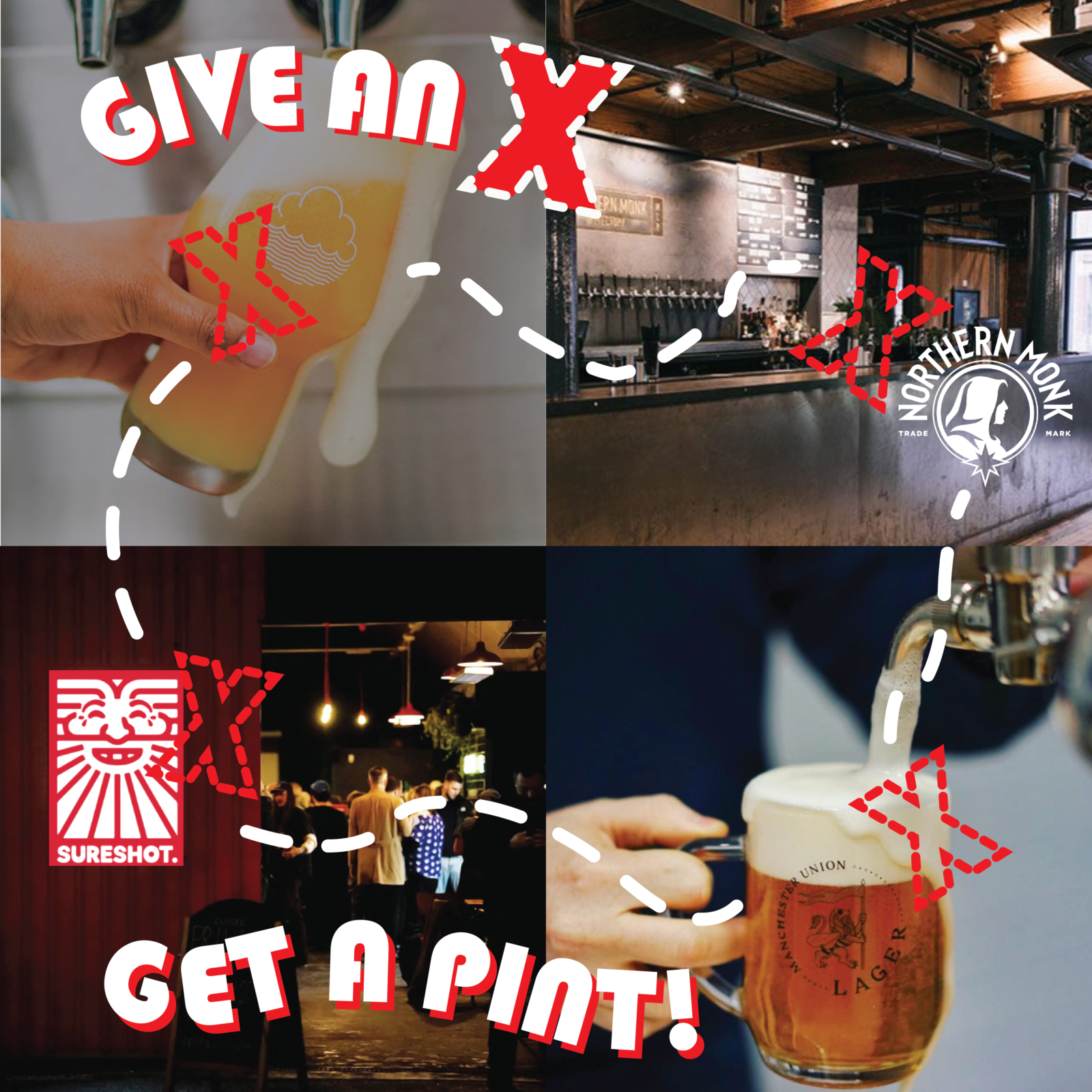 give an x get a pint general election free beer campaign