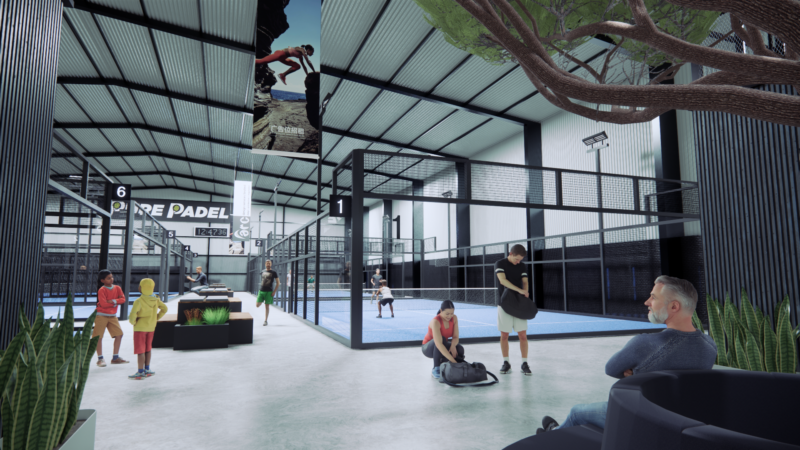 indoor padel club opening in manchester city centre