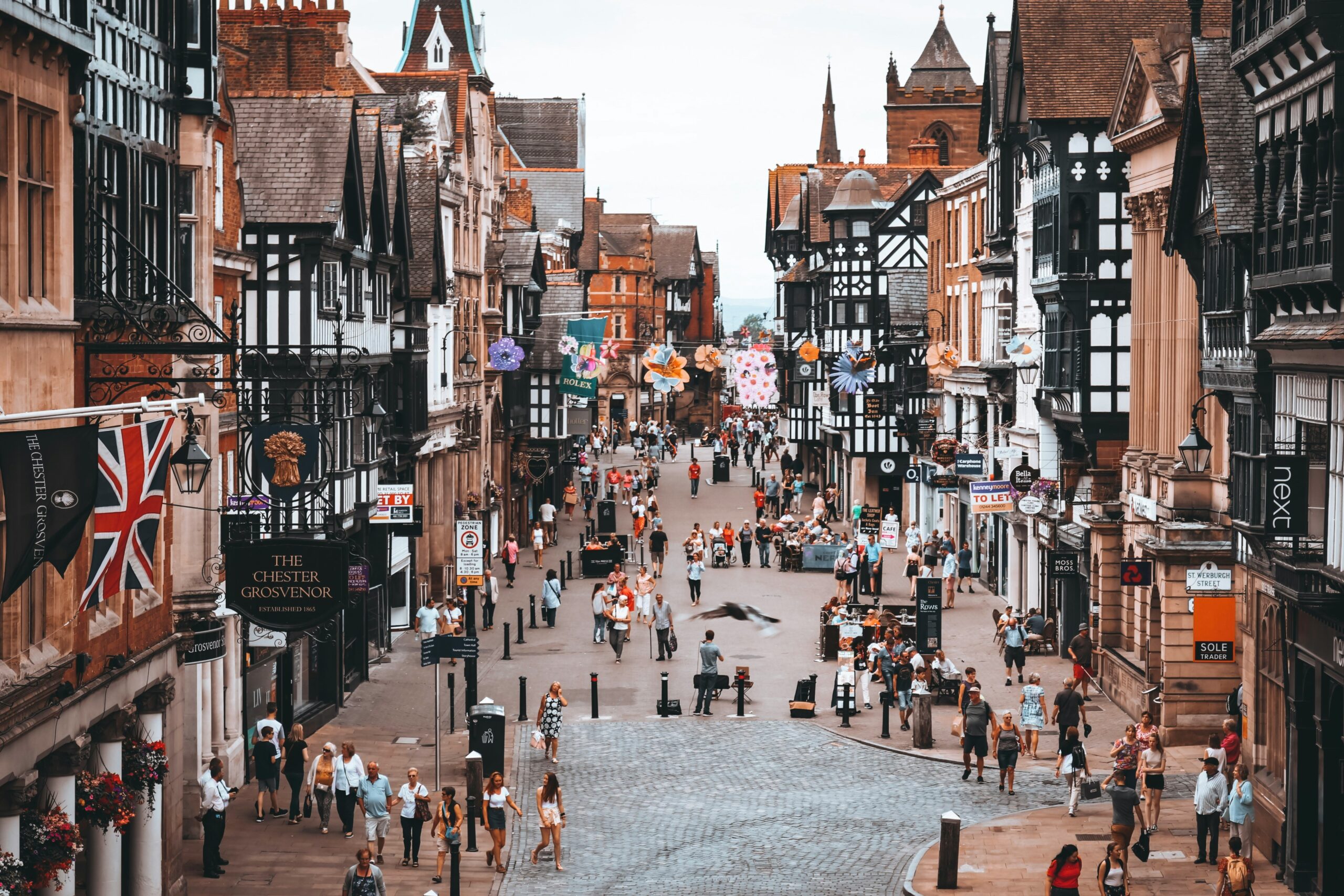 Chester has been gripped by wedding fever ahead of the Duke of Westminster's big day. Credit: Unsplash, Rachel Hannah