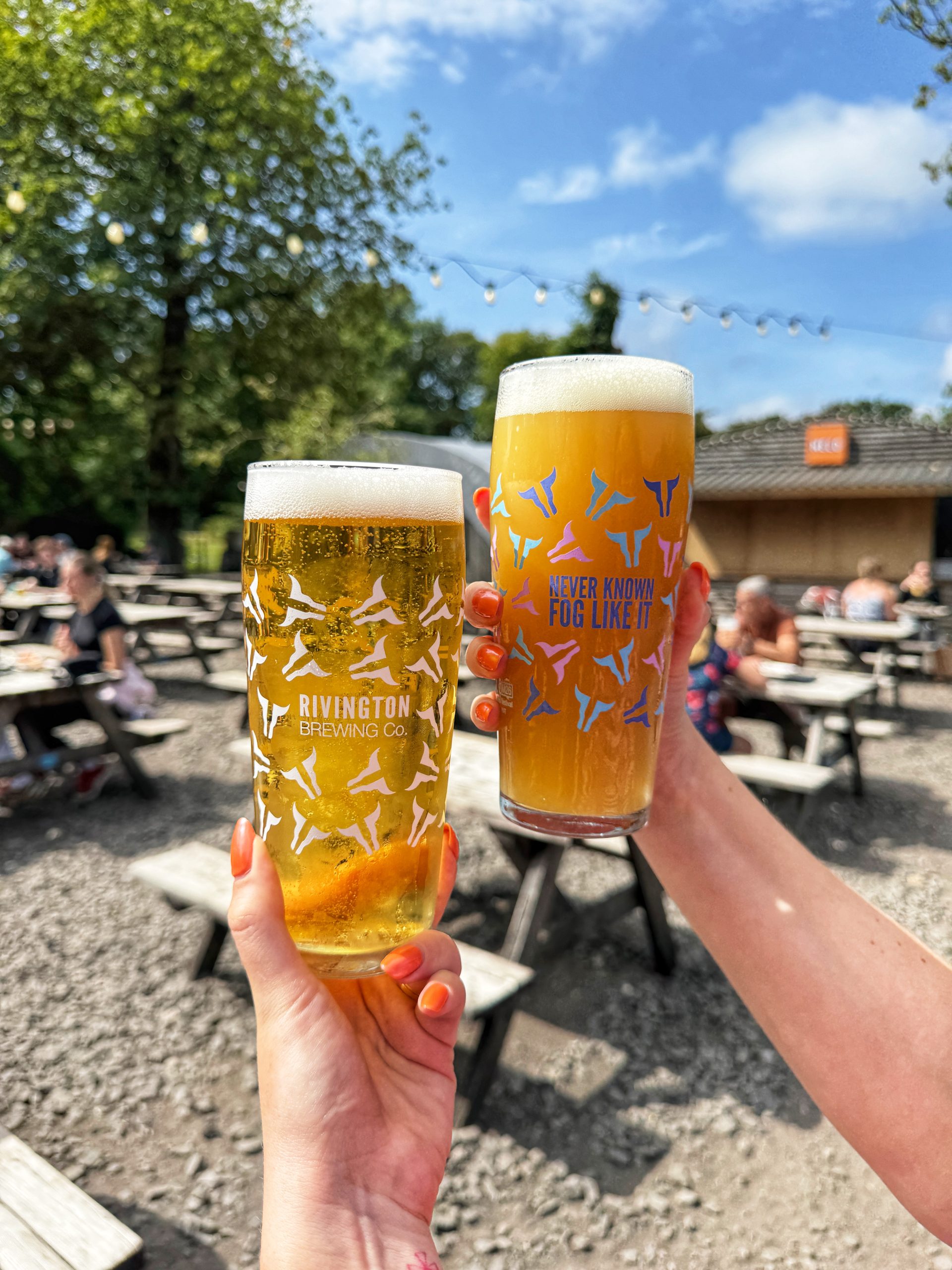 Pints at Rivington Brewery