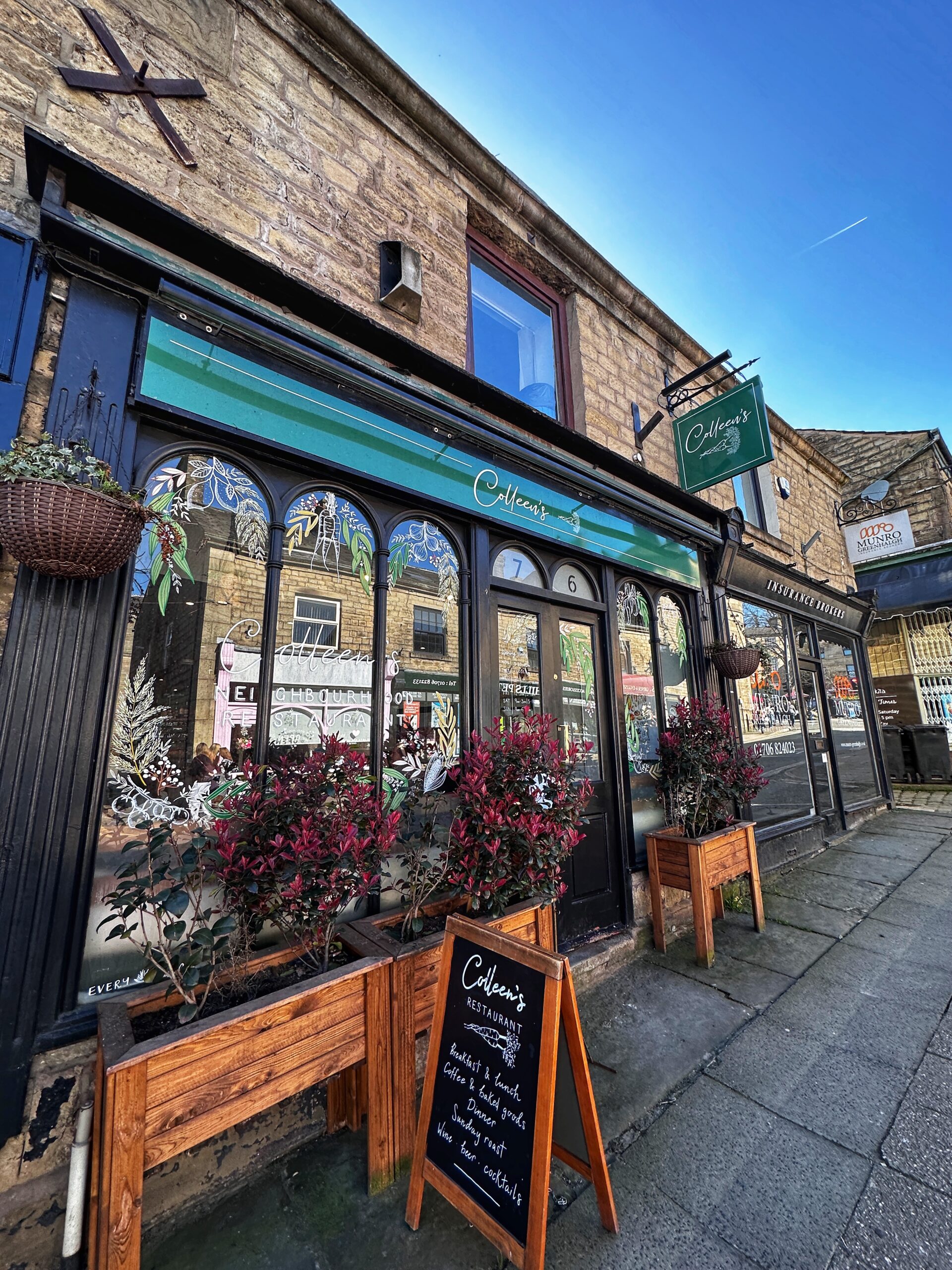Colleen's in Ramsbottom has closed down.