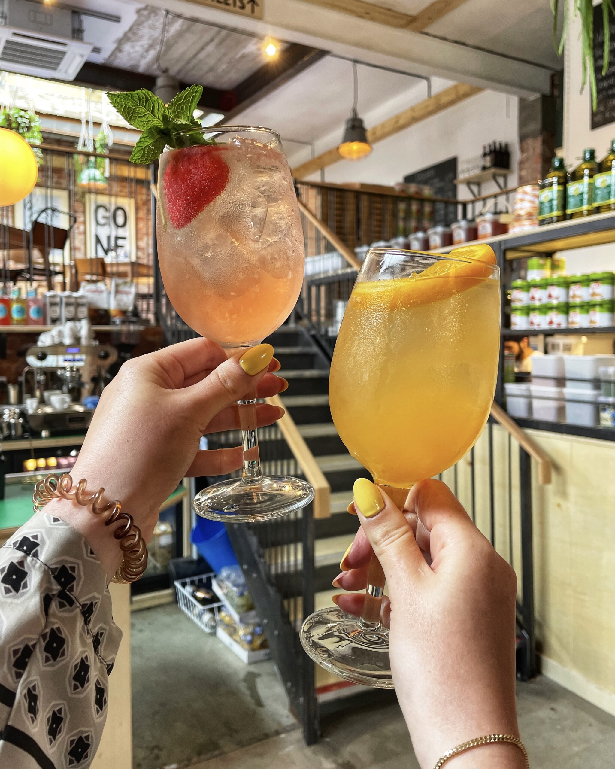 There's a full menu of Italian Spritzes, beers and wines. Credit: The Manc Group