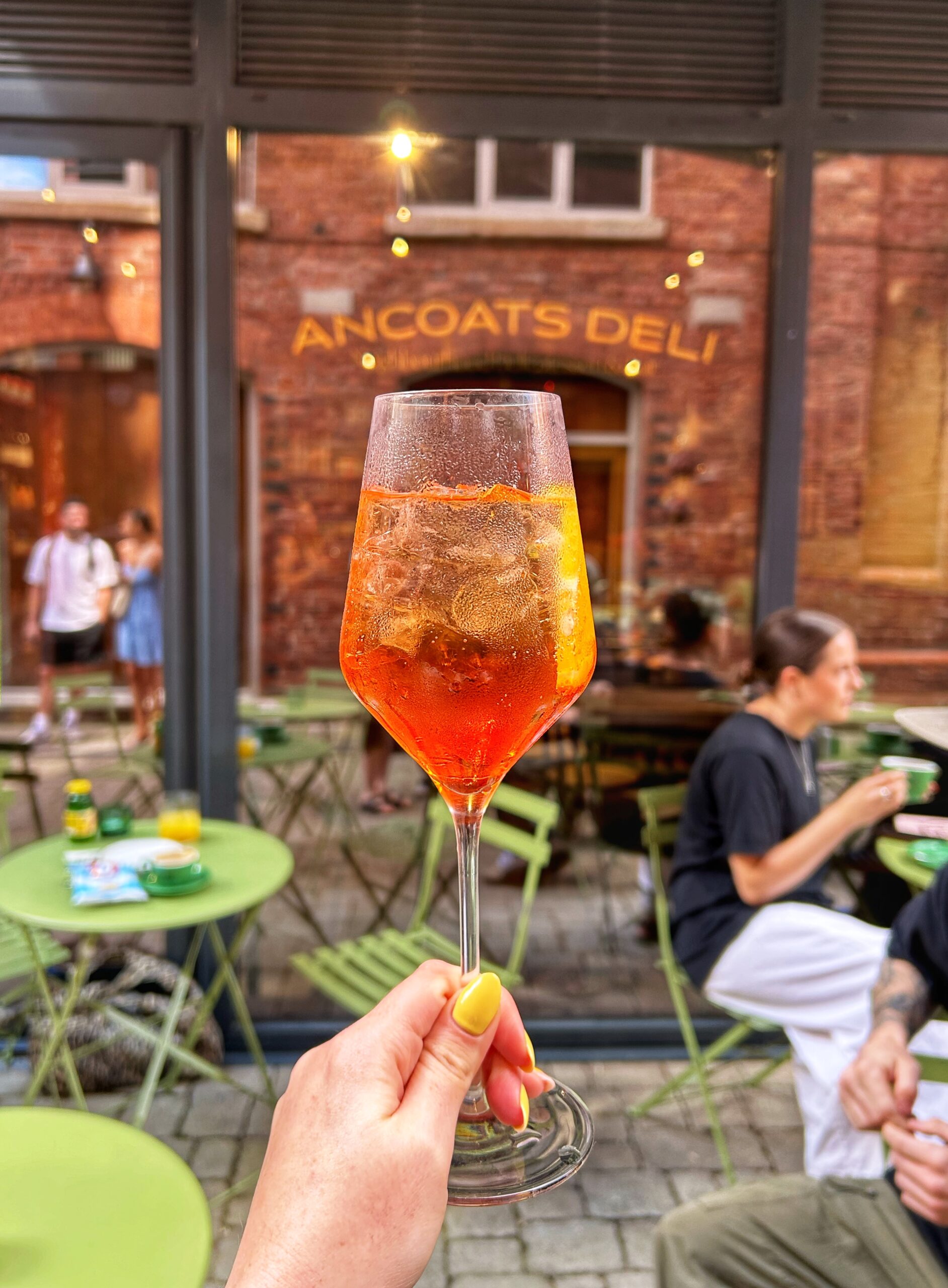 Spritzes at Ancoats Deli. Credit: The Manc Group