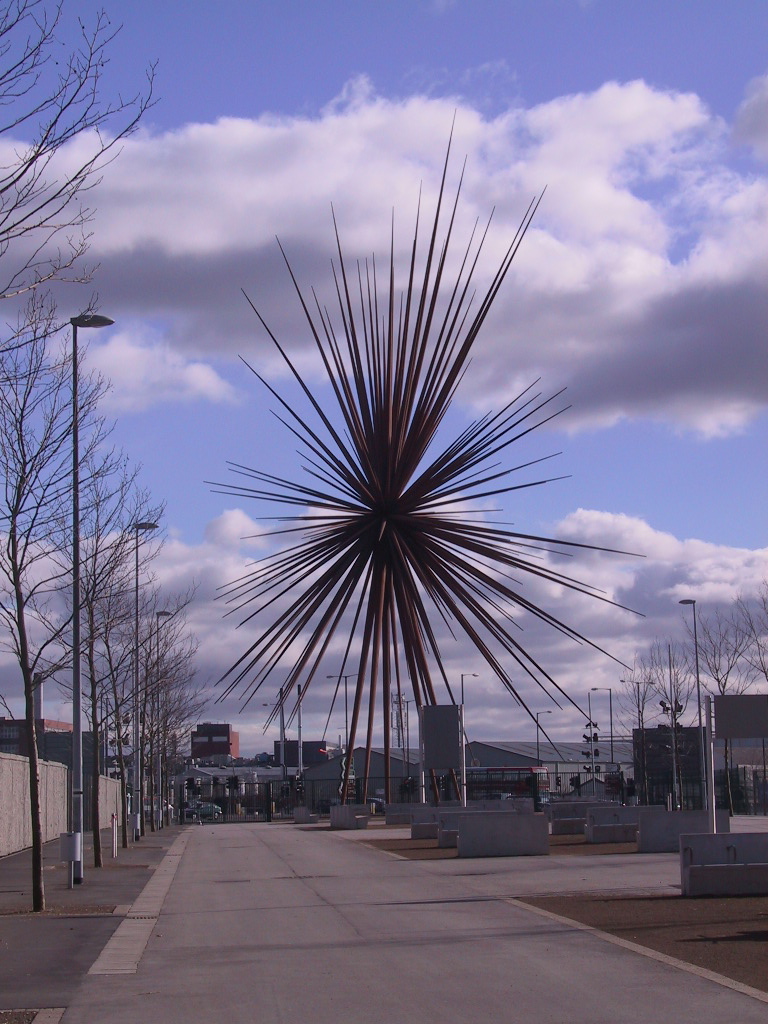 old spike sculpture manchester