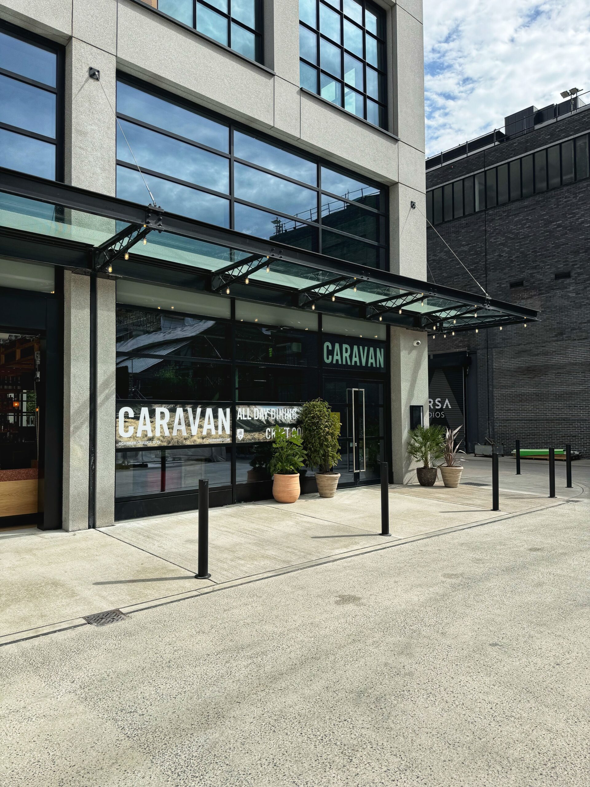 Caravan is ready to open in St John's, Manchester