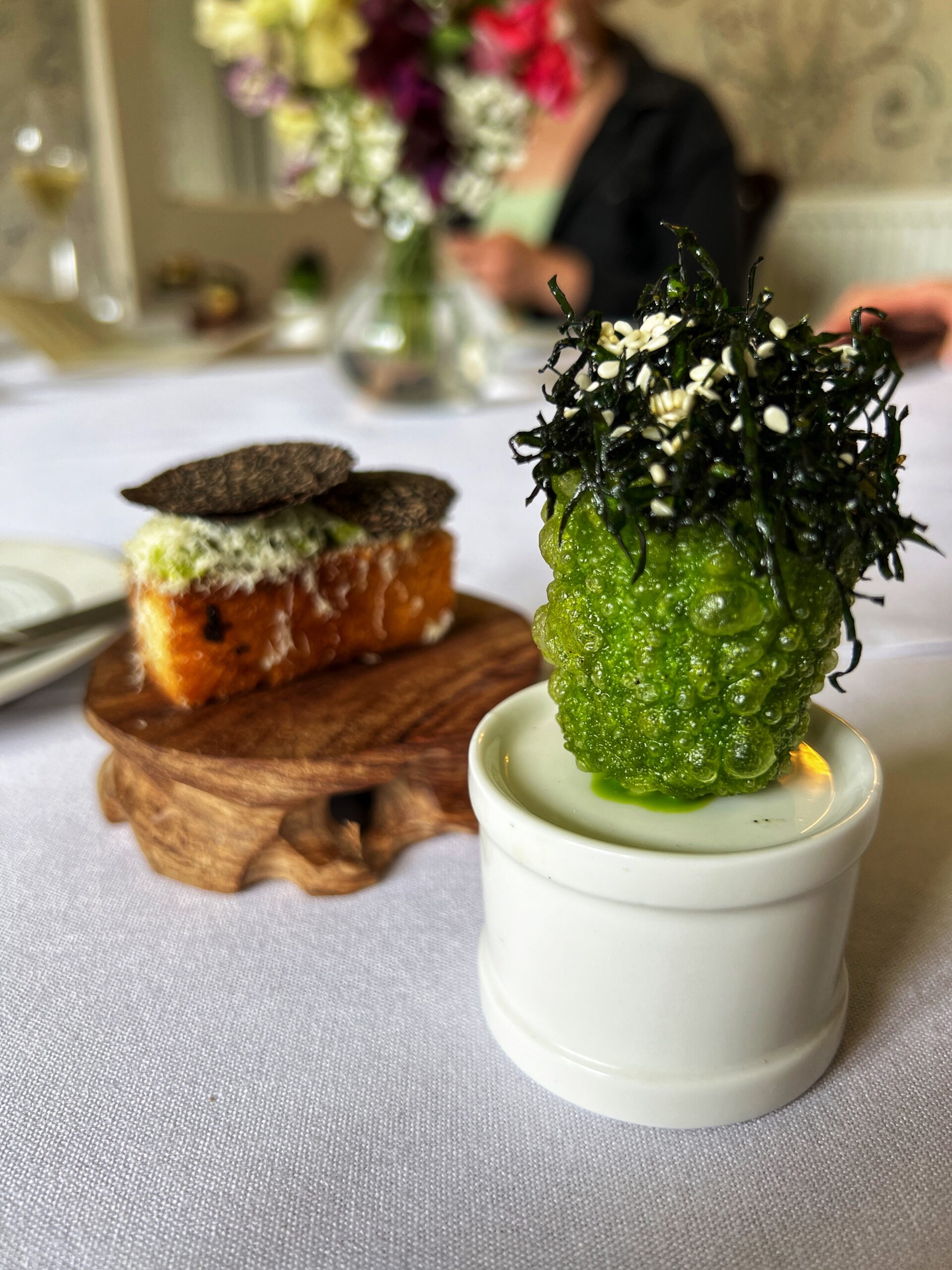 Parts of the playful menu at Farlam Hall. Credit: The Manc Group