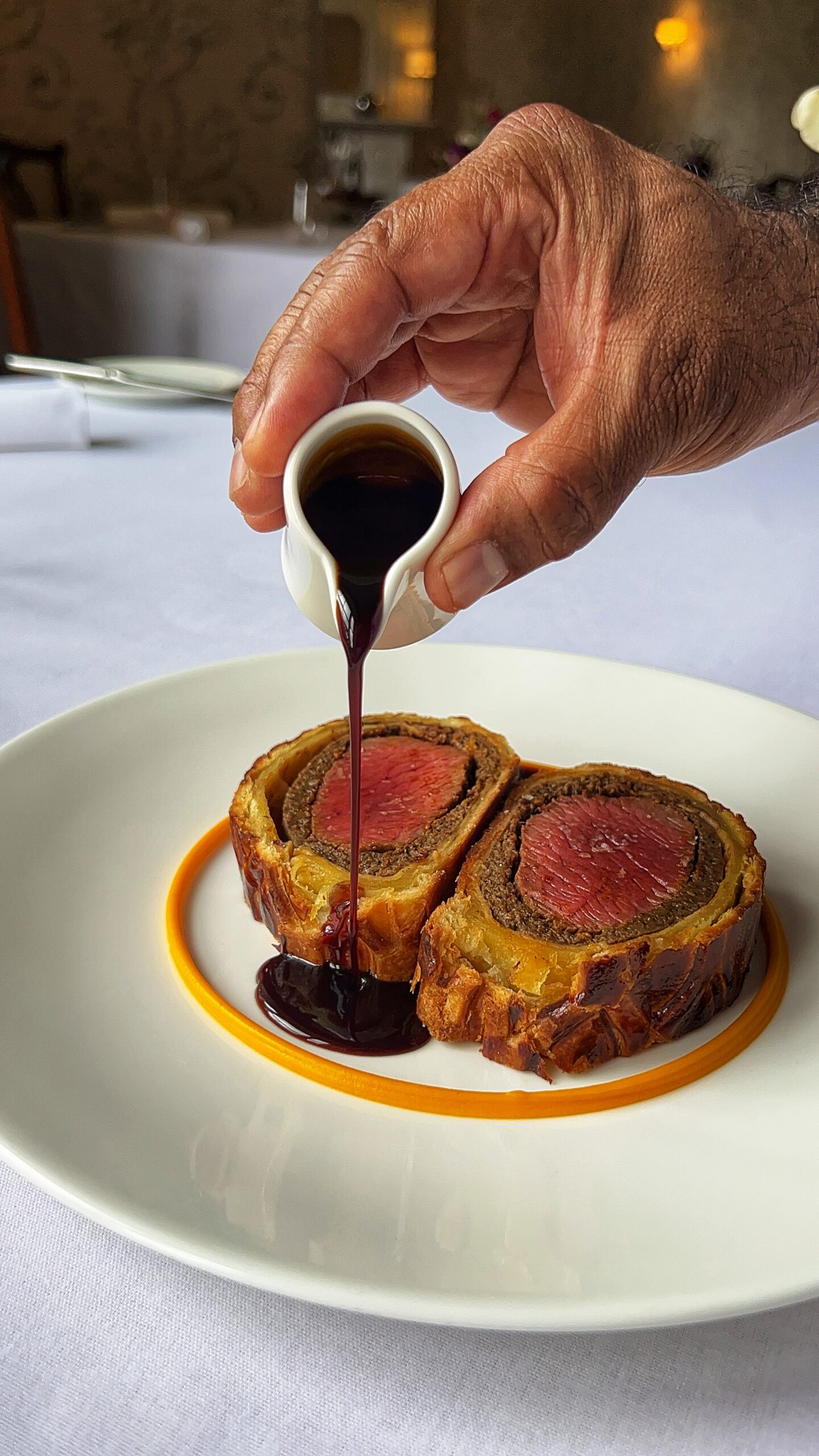 Long-horn beef Wellington. Credit: The Manc Group