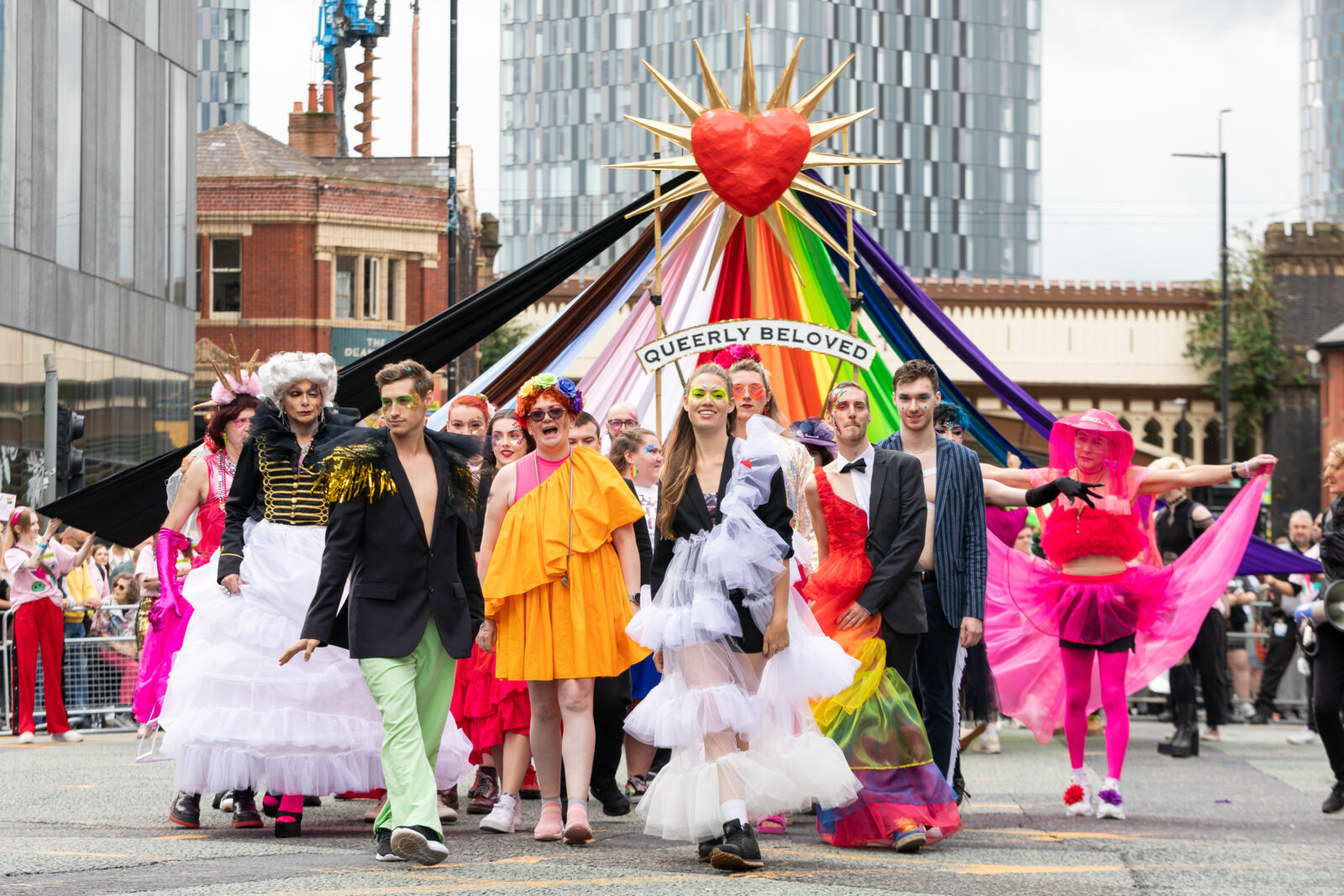 The Manchester Pride Parade is back for 2024. Credit: Carl Sukonik