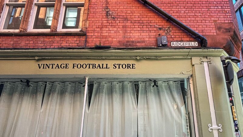 Stunner classic football shirt store Manchester closed