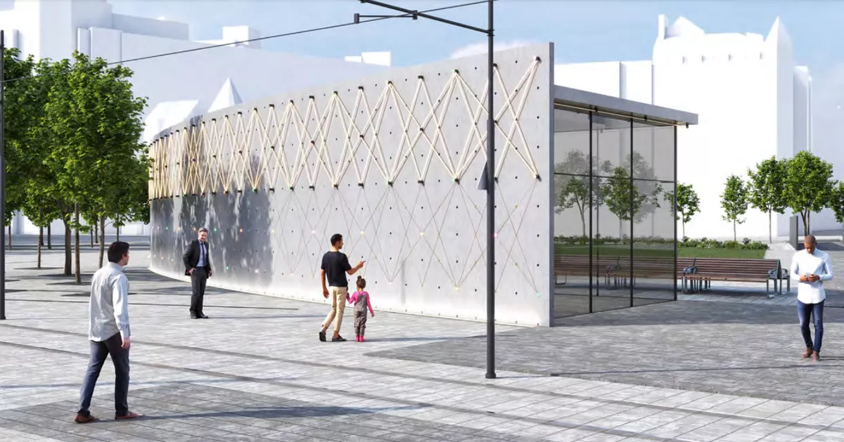 CGIs showing how the Piccadilly Wall in Manchester will look. Credit: LGIMRA