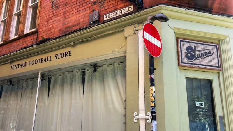 Stunner classic football shirt store Manchester closed