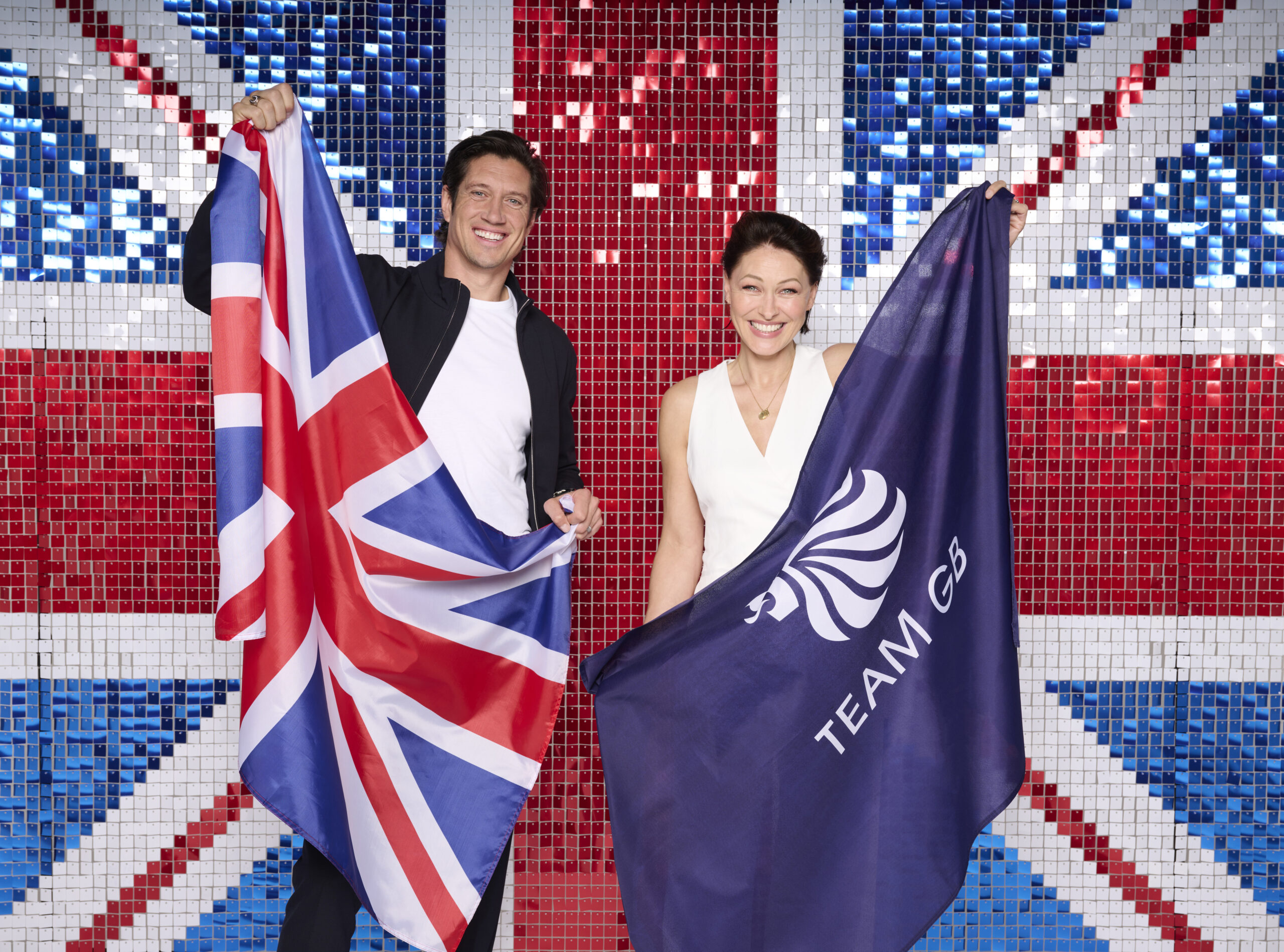 Emma Willis and Vernon Kay will host the Team GB Homecoming concert post-Olympics at the AO Arena. Credit: Supplied