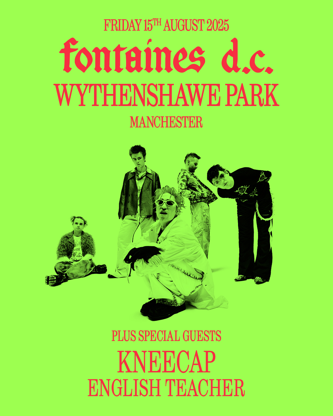 fontaines dc manchester live from wythenshawe park 2025