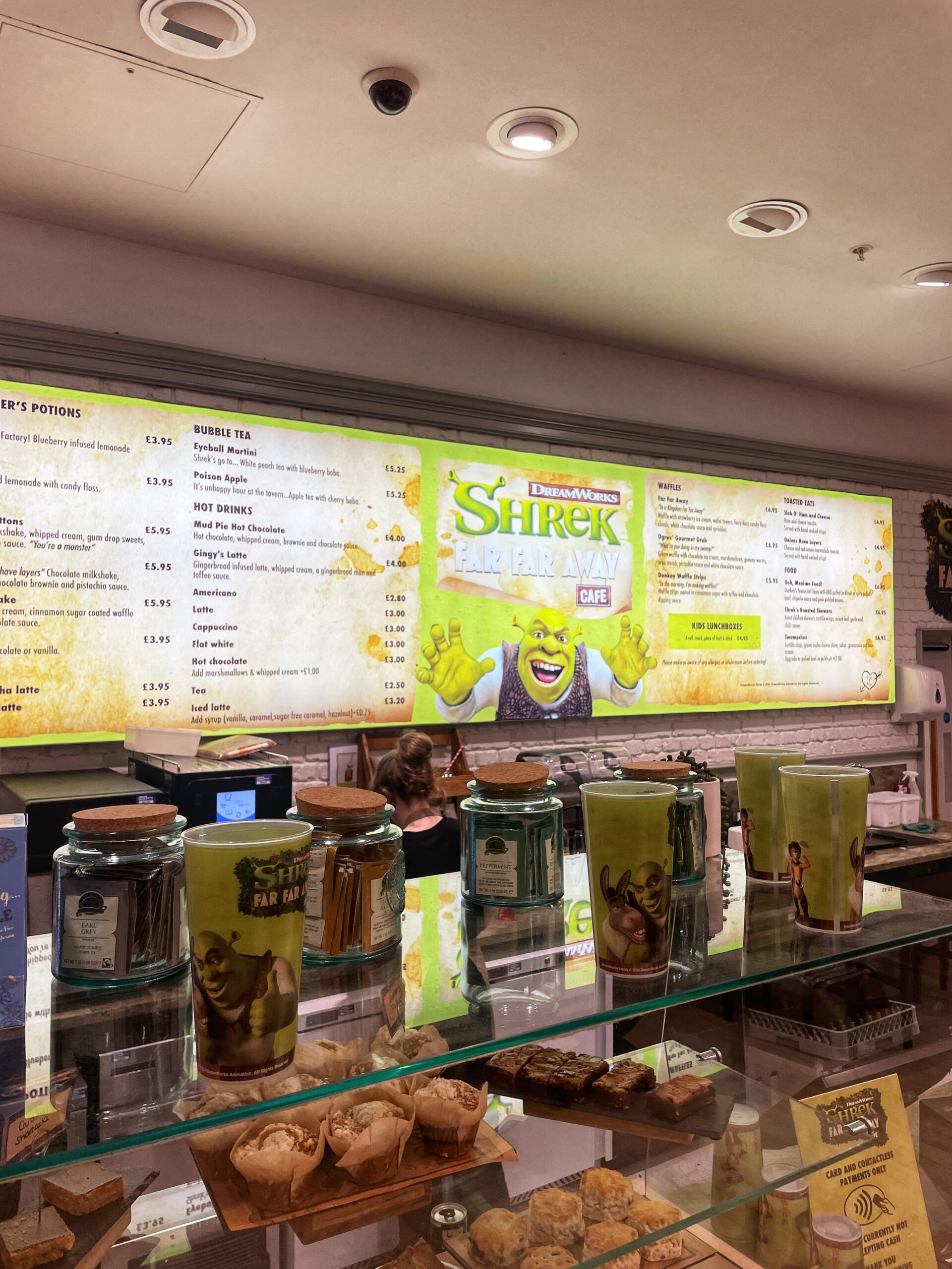 A new Shrek-themed cafe has opened in Primark in Manchester