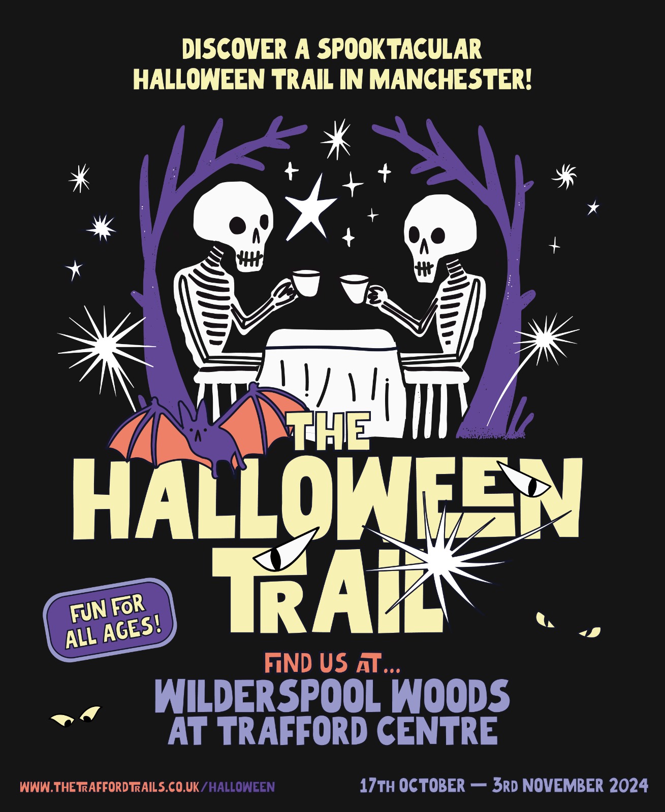 A new Halloween trail is taking over the hidden woods at the Trafford Centre. Credit: Supplied