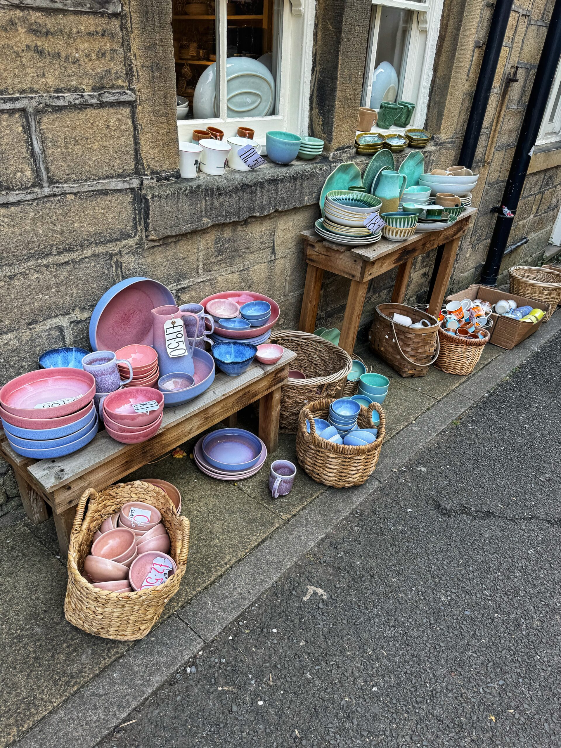 Jules is a lovely pottery shop in Hebden Bridge selling bargains. Credit: The Manc Group