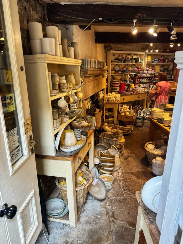 Jules is a lovely pottery shop in Hebden Bridge selling bargains. Credit: The Manc Group