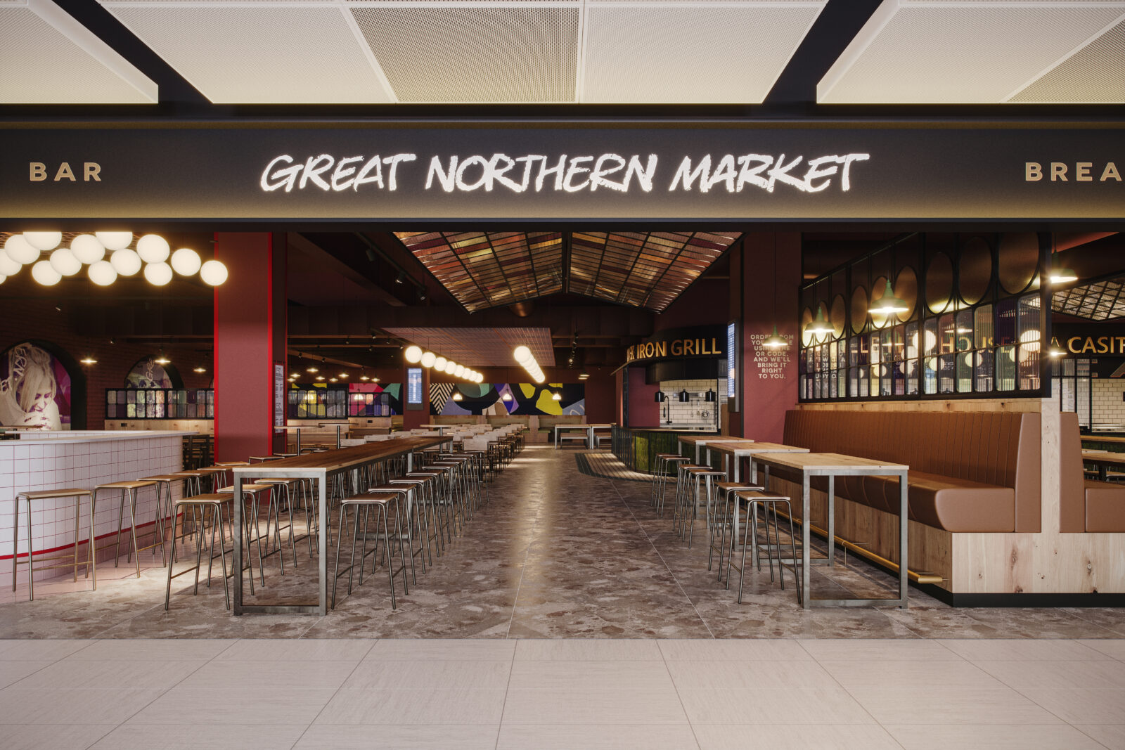 The Great Northern market is part of the new phase of Manchester Airport. Credit: MAG