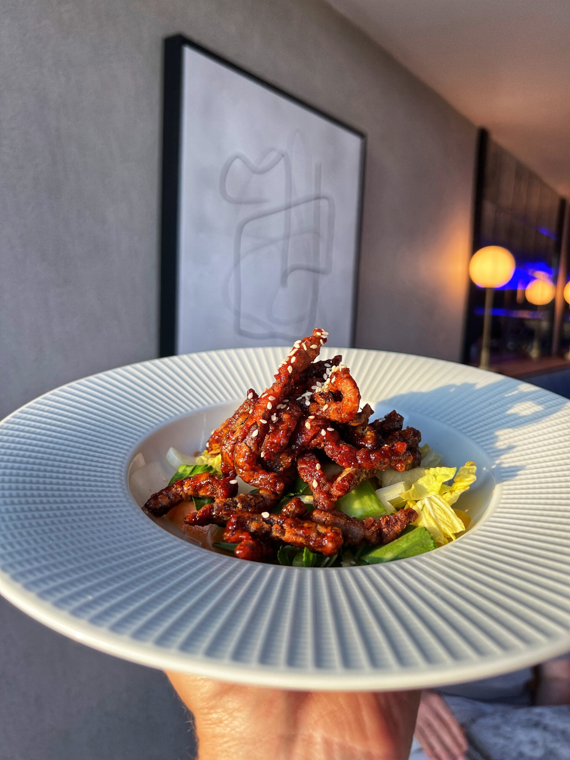 Asian crispy beef salad at the Marian Resort & Spa. Credit: The Manc Group