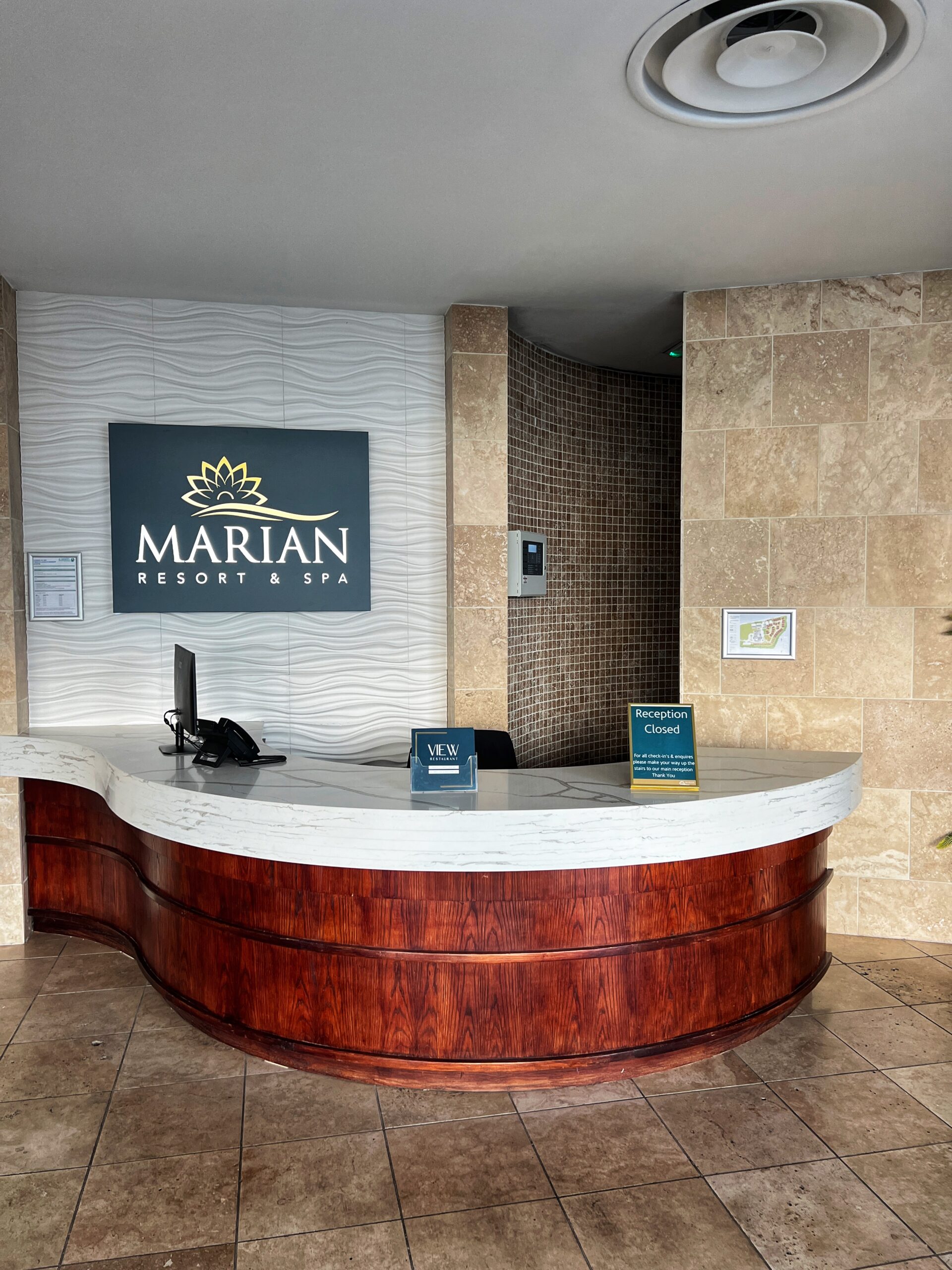 The entrance to the spa at the Marian Resort & Spa. Credit: The Manc Group