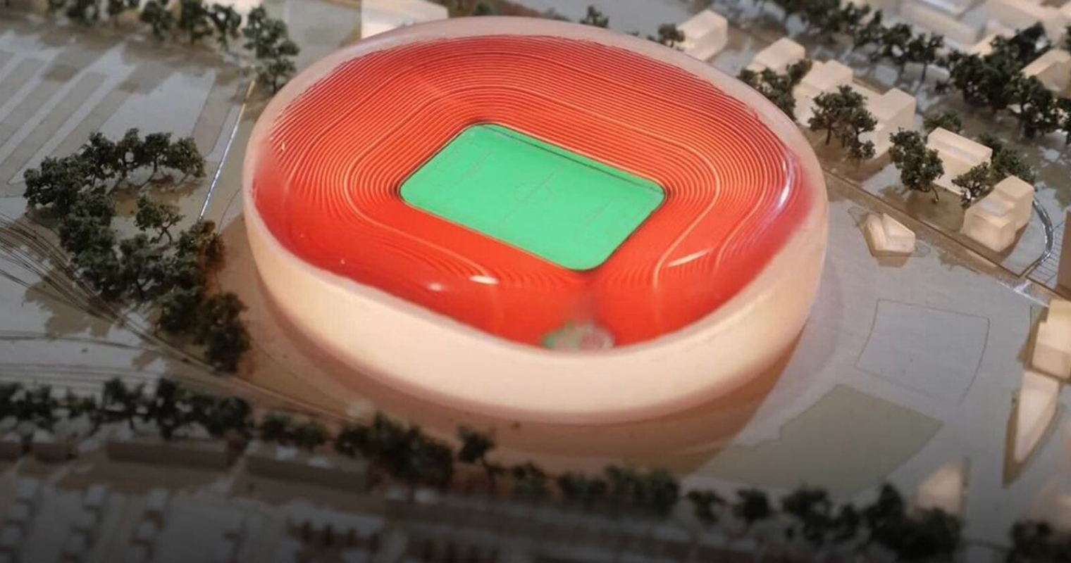 new old trafford stadium model