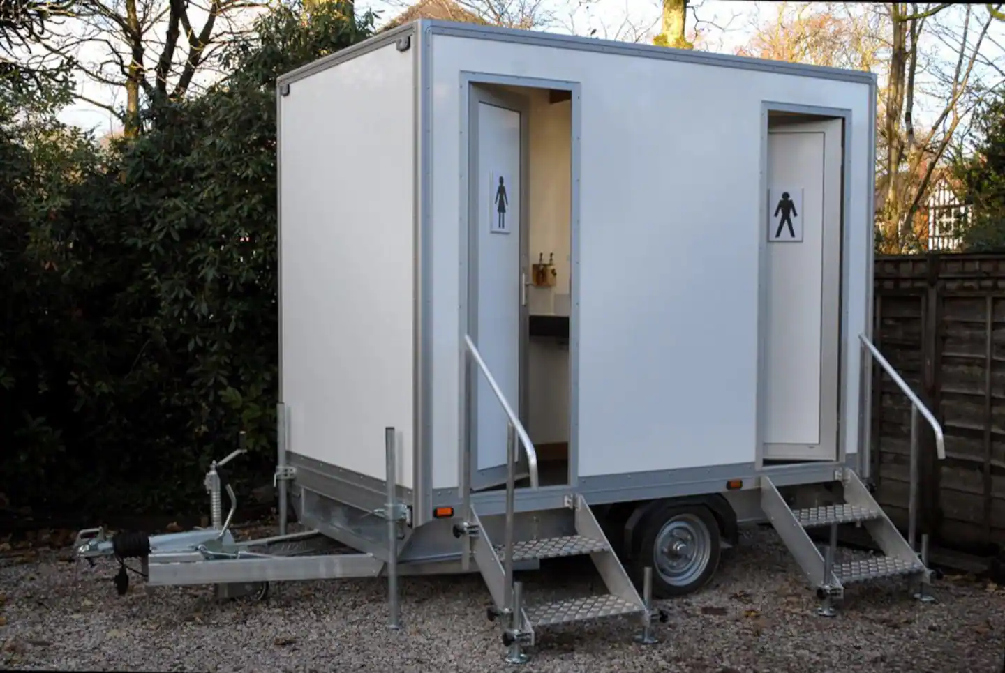 The Oasis camping Airbnb listing comes with posh loos! Credit: Airbnb